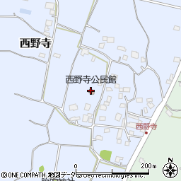 西野寺公民館周辺の地図