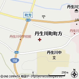 岐阜県高山市丹生川町町方周辺の地図