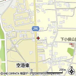長野県松本市笹賀下小俣2517周辺の地図