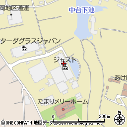 株式会社ジャスト　石岡営業所周辺の地図