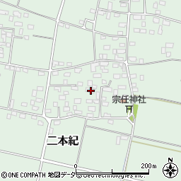 茨城県下妻市二本紀602周辺の地図