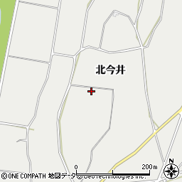 長野県松本市今井北今井周辺の地図