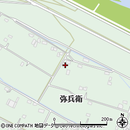 埼玉県加須市弥兵衛696周辺の地図
