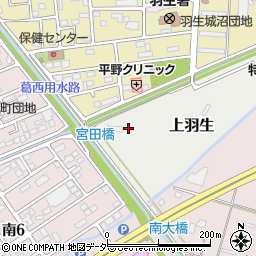 埼玉県羽生市上羽生418周辺の地図