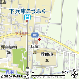 福井県坂井市坂井町上兵庫44周辺の地図