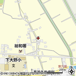 茨城県古河市下大野768-2周辺の地図