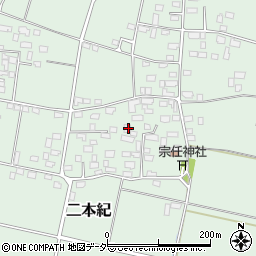 茨城県下妻市二本紀619周辺の地図