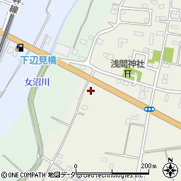 茨城県古河市磯部87周辺の地図