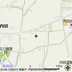 長野県松本市内田675周辺の地図