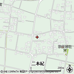 茨城県下妻市二本紀622周辺の地図