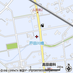 埼玉県深谷市人見596周辺の地図