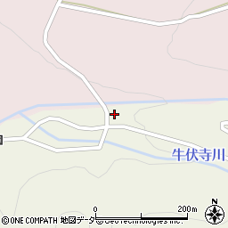 長野県松本市内田牛伏寺周辺の地図