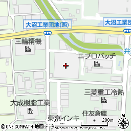 三輪精機株式会社　羽生工場周辺の地図