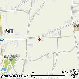 長野県松本市内田696周辺の地図