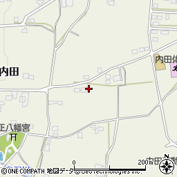 長野県松本市内田695周辺の地図