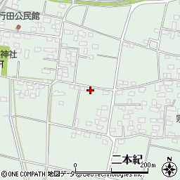 茨城県下妻市二本紀524-2周辺の地図