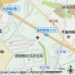 熊谷久保島郵便局周辺の地図