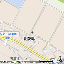埼玉県羽生市北荻島周辺の地図
