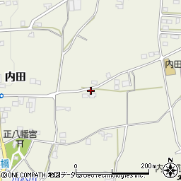 長野県松本市内田697周辺の地図