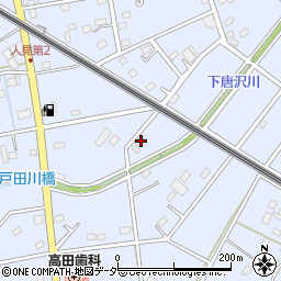 埼玉県深谷市人見256周辺の地図
