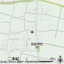 茨城県下妻市二本紀614周辺の地図