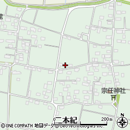 茨城県下妻市二本紀591-1周辺の地図