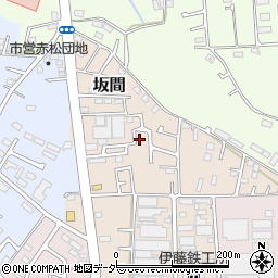 茨城県古河市坂間251周辺の地図