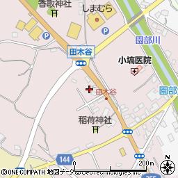 茨城県小美玉市田木谷253周辺の地図