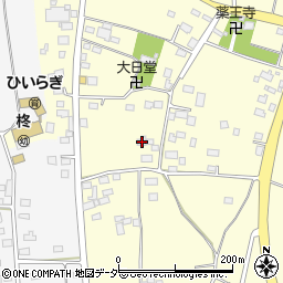 茨城県古河市東山田734周辺の地図
