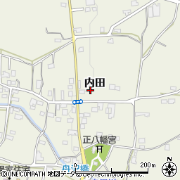 長野県松本市内田596周辺の地図