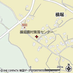 横堀農村集落センター周辺の地図