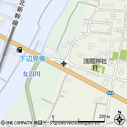 茨城県古河市女沼1237周辺の地図