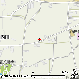 長野県松本市内田632周辺の地図