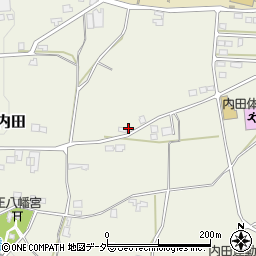 長野県松本市内田631-3周辺の地図