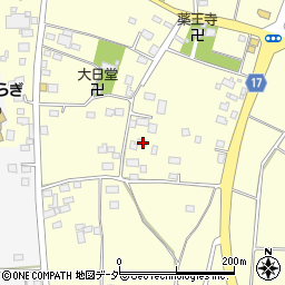茨城県古河市東山田735周辺の地図
