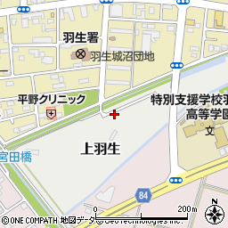 埼玉県羽生市上羽生463周辺の地図