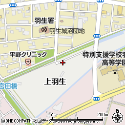 埼玉県羽生市上羽生463-1周辺の地図