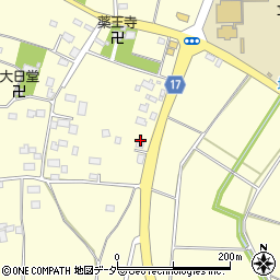 茨城県古河市東山田711周辺の地図