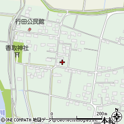茨城県下妻市二本紀707周辺の地図