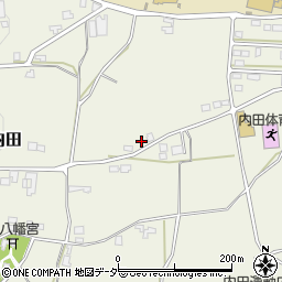 長野県松本市内田631周辺の地図