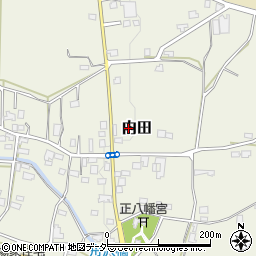 長野県松本市内田595周辺の地図
