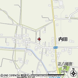 長野県松本市内田469周辺の地図