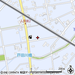 埼玉県深谷市人見268周辺の地図