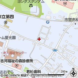 茨城県古河市新久田237-18周辺の地図