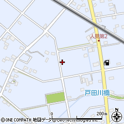 埼玉県深谷市人見588周辺の地図