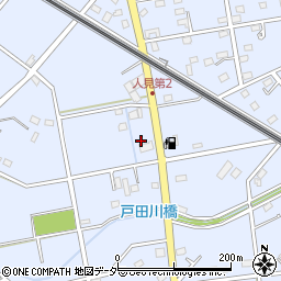 埼玉県深谷市人見594周辺の地図