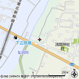 茨城県古河市女沼1333周辺の地図