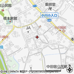 茨城県小美玉市小川周辺の地図