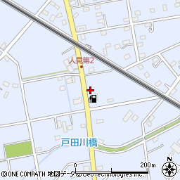 埼玉県深谷市人見267周辺の地図