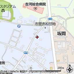 茨城県古河市新久田219周辺の地図